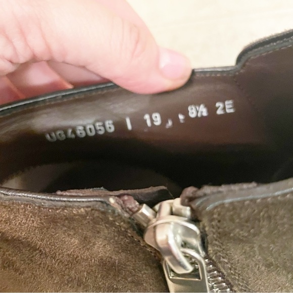 Salvatore Ferragamo Suede Ankle Chelsea Boots - Picture 8 of 10